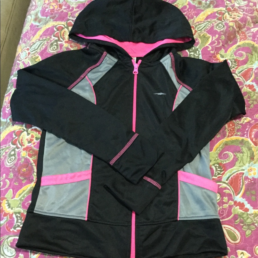 Girls Avia Hoodie Sports Practice Warm Up Jacket